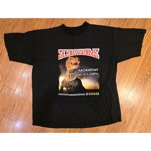 Scorpions Moment of Glory‎ Tour 2000 Band T-shirt Mens Size *XL-2X?* Black Rock